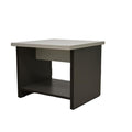 MESA AUXILIAR STARKEN 50CM MELAMINE WHITEGREY