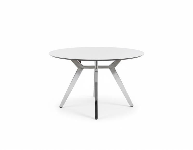 MESA DE CONFERENCIA STARKEN GLASS TOP CHROME