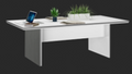 MESA DE REUNIONES STARKEN MELAMINE 24M WHITEGREY