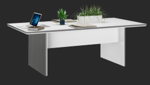 MESA DE REUNIONES STARKEN MELAMINE 24M WHITEGREY
