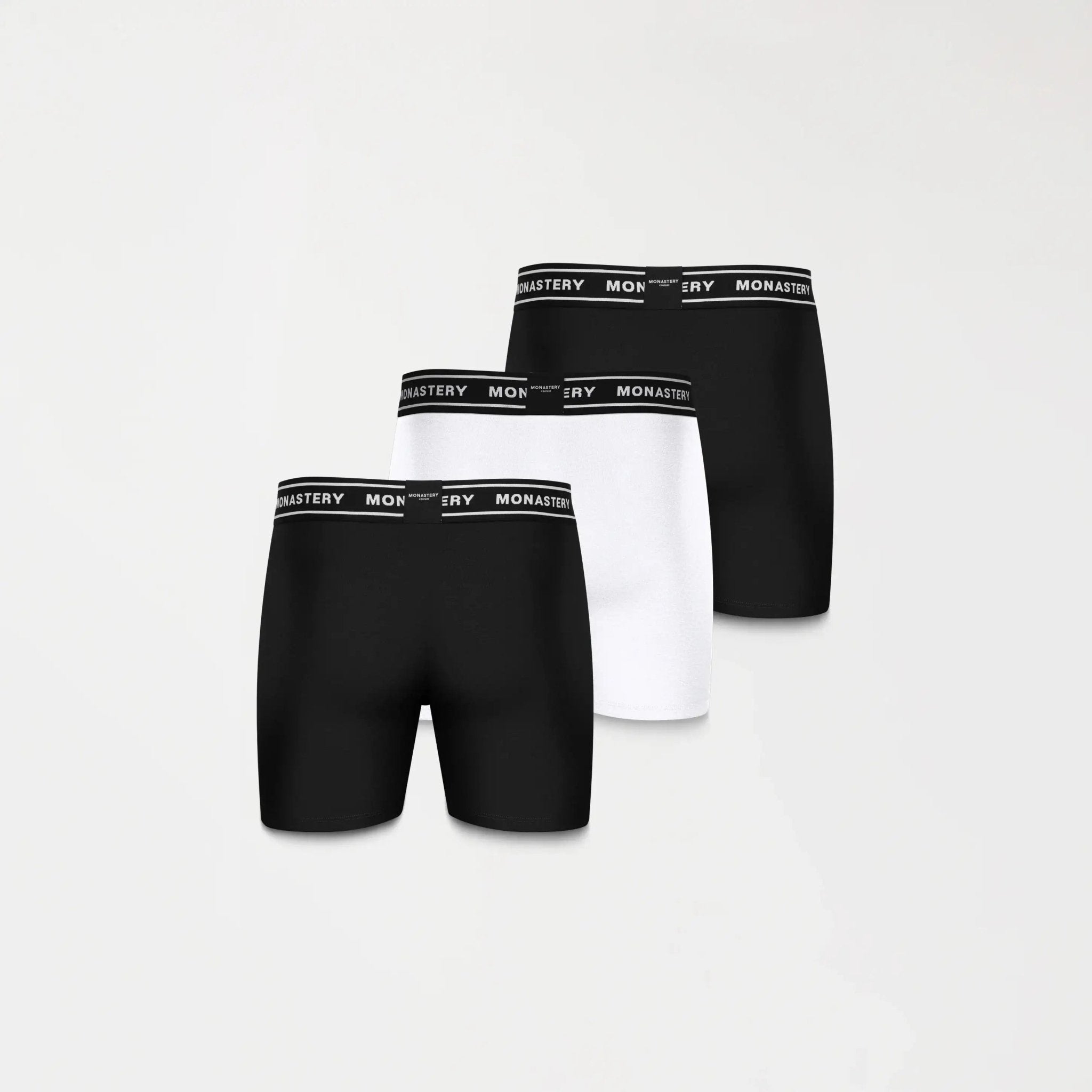 MISTRAL PACK BÓXER MEN BLACK - WHITE - BLACK - Monastery | Tienda Oficial Colombia