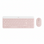 TECLADO/MOUSE LOGITECH MK470 SLIM SPA WIRELESS ROSE