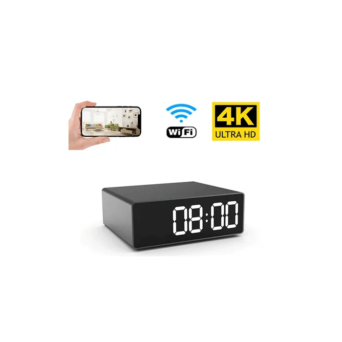 Reloj Despertador De Cámara Oculta Ultra HD