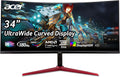 MONITOR CURVED ACER 34 NITRO XZ342CU GAMING LEDLCDHDMIDPUSBQHD BLACK