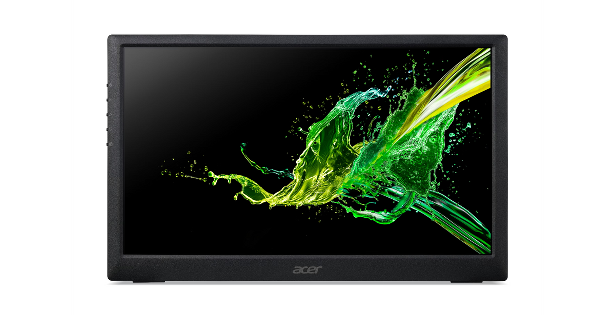 MONITOR FLAT ACER 156 PM161Q PORTABLE IPSUSBUSBCFHD BLACK