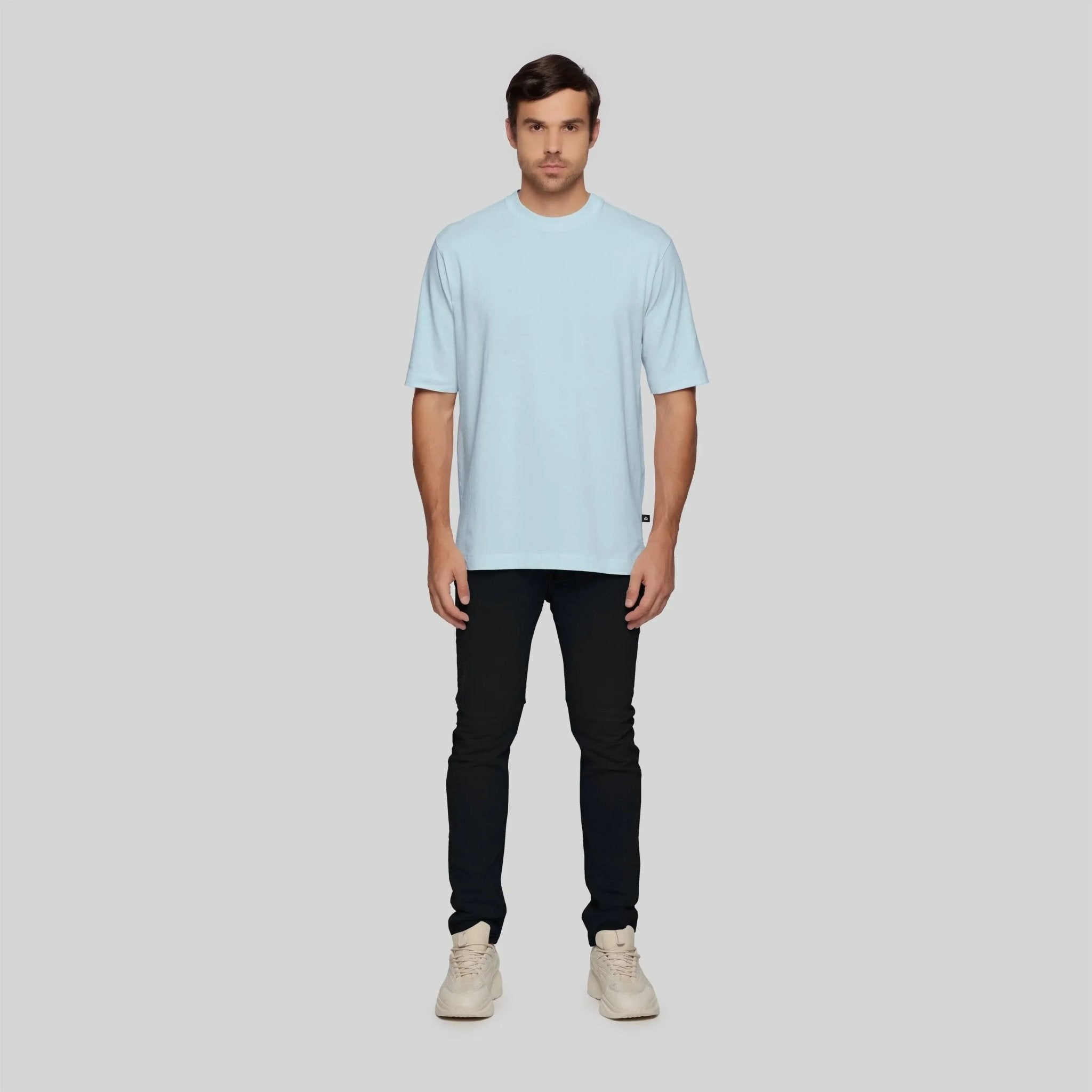 MORESTO BLUE T-SHIRT OVERSIZED - Monastery | Tienda Oficial Colombia