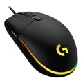 MOUSE GAMING LOGITECH G203 LIGHTSYNC USB BLACK