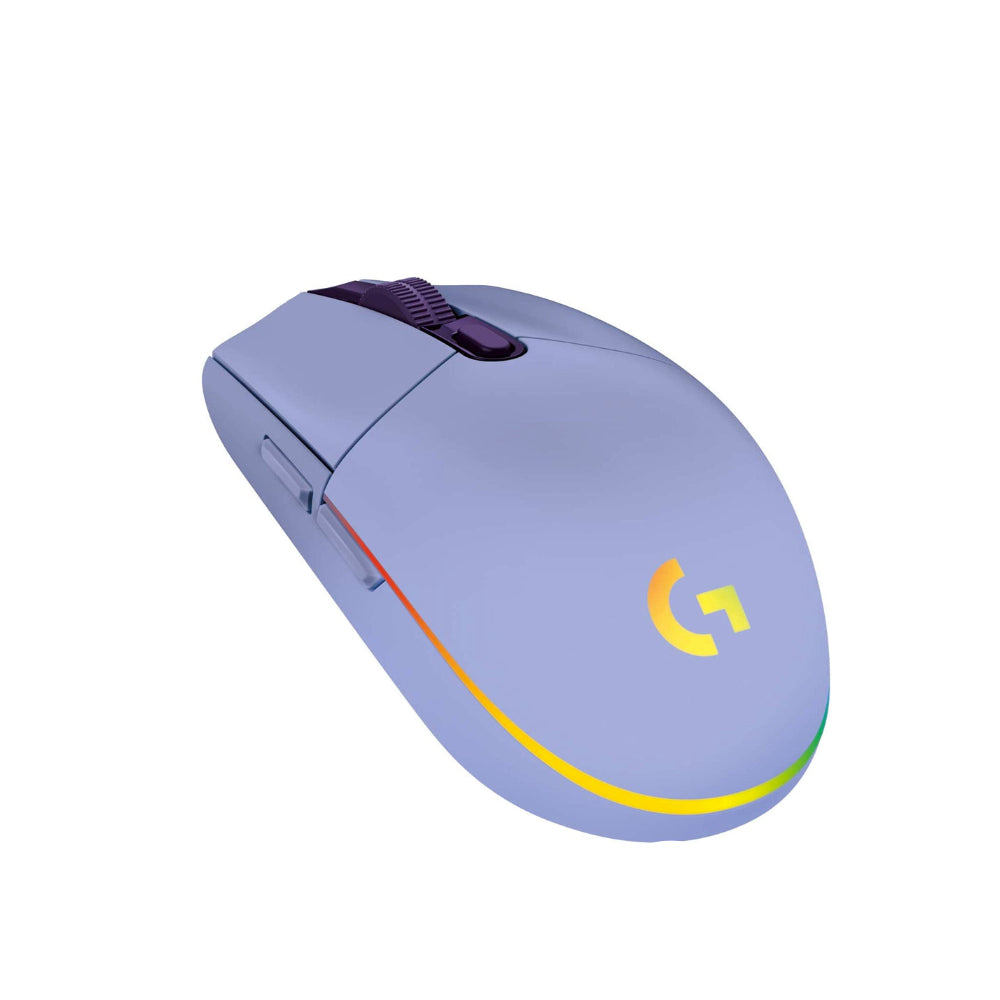 MOUSE GAMING LOGITECH G203 LIGHTSYNC USB LILA