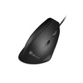 MOUSE KLIPX ERGONOMIC VERTICAL 10001600 DPI USB BLACK