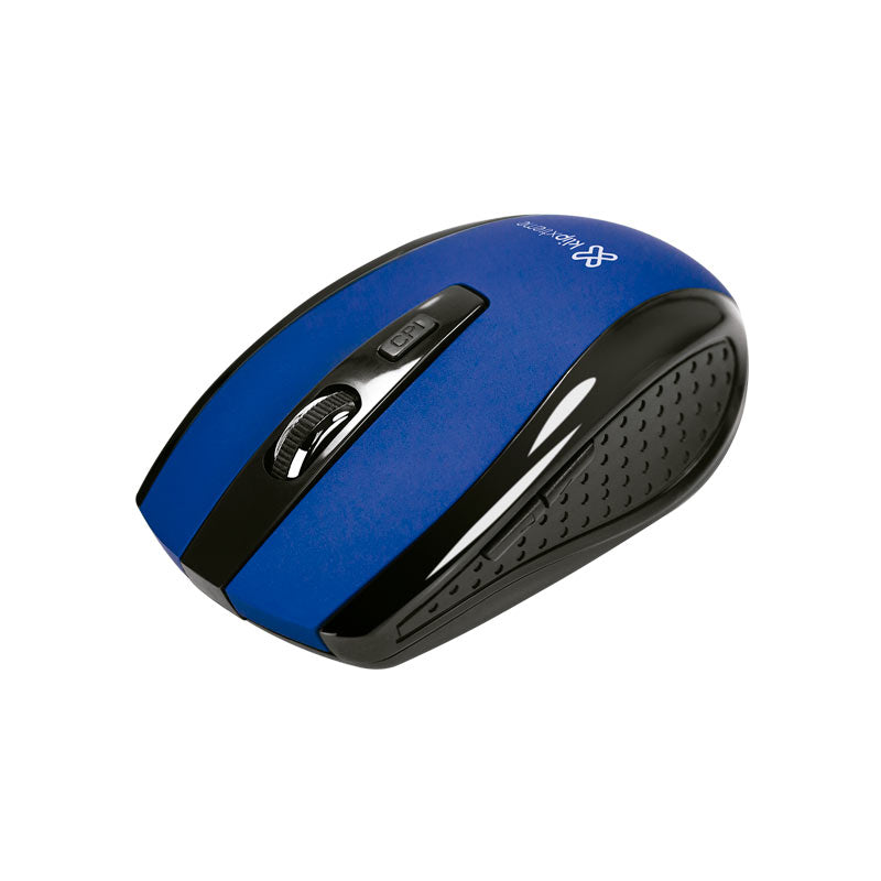 MOUSE KLIPX PTICO KLEVER  WIRELESS BLUE