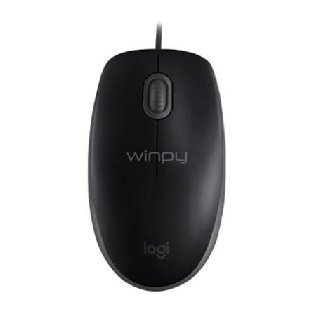MOUSE LOGITECH M110 SILENT USB BLACK