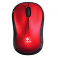 MOUSE LOGITECH M185 WIRELESS RED