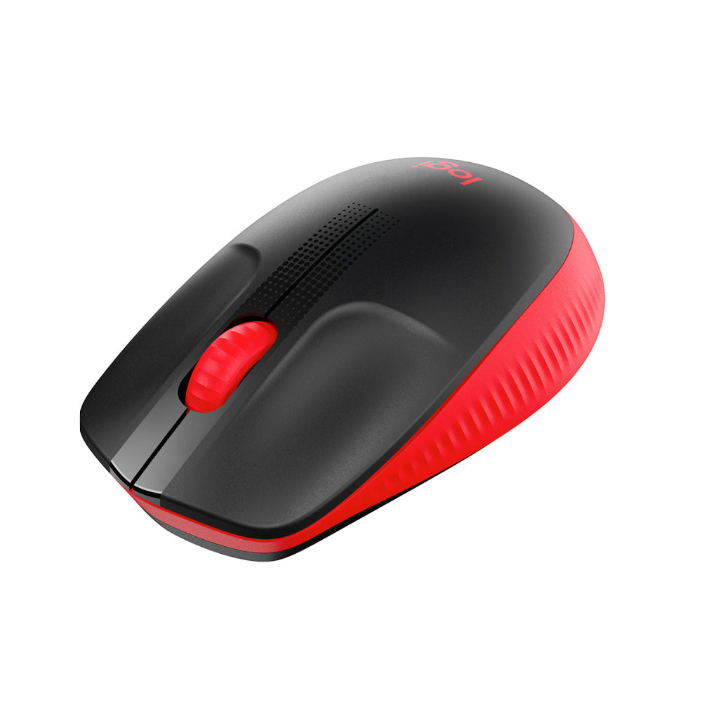 MOUSE LOGITECH M190 FULLSIZE WIRELESS RED