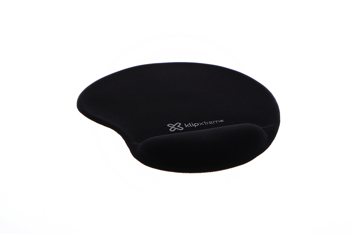 MOUSE PAD KLIPX CON SOPORTE EN GEL BLACK