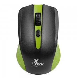 MOUSE XTECH PTICO GALOS WIRELESS GREEN