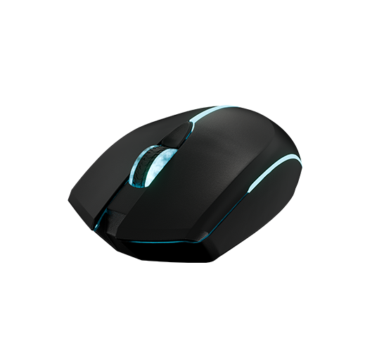 MOUSE XTECH OPTICO LIGHT WIRELESS BLAK