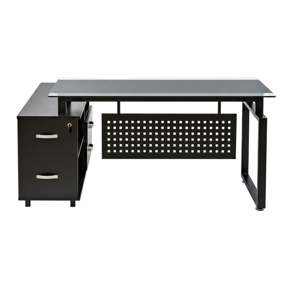 MUEBLE  STARKEN GLASS TOP 16M ESPRESSO