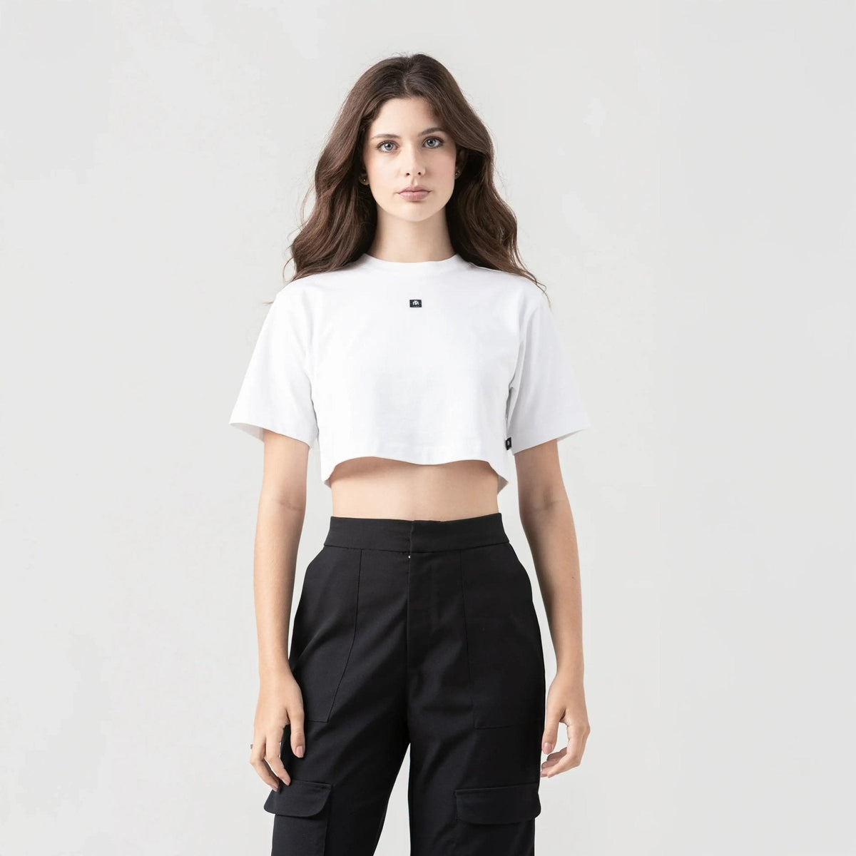 NAIA CROP TOP WOMEN WHITE - Monastery | Tienda Oficial Colombia