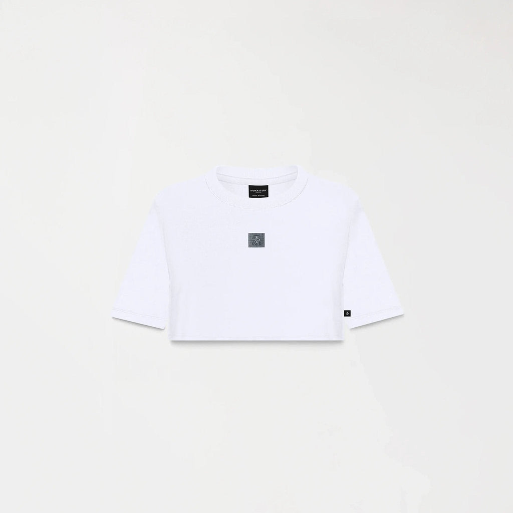 NAIA CROP TOP WOMEN WHITE - Monastery | Tienda Oficial Colombia