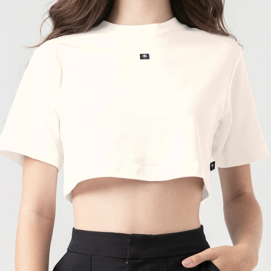 NAIA CROP TOP WOMEN WHITECAP GRAY - Monastery | Tienda Oficial Colombia