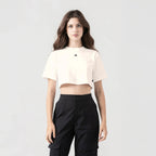 NAIA CROP TOP WOMEN WHITECAP GRAY - Monastery | Tienda Oficial Colombia