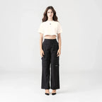 NAIA CROP TOP WOMEN WHITECAP GRAY - Monastery | Tienda Oficial Colombia