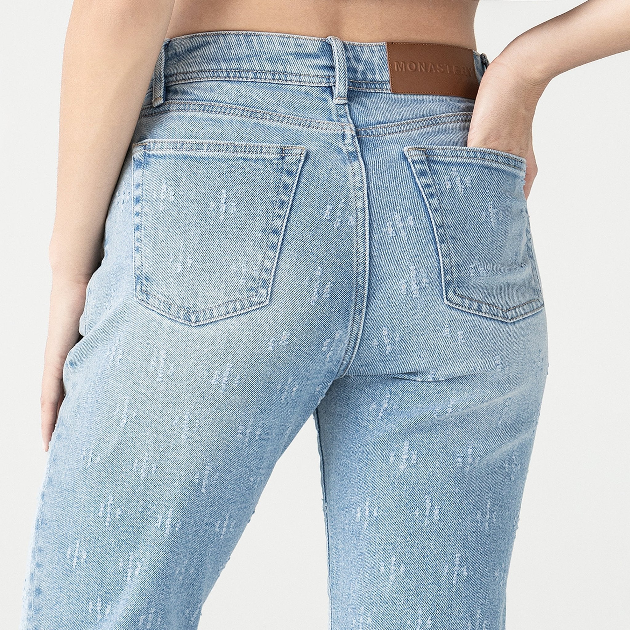 NAIWIRUS JEAN WOMEN BLUE DENIM - Monastery | Tienda Oficial Colombia
