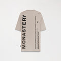 NAPBRAND T-SHIRT OVERSIZED MEN BEIGE - Monastery | Tienda Oficial Colombia