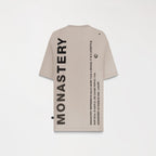 NAPBRAND T-SHIRT OVERSIZED MEN BEIGE - Monastery | Tienda Oficial Colombia