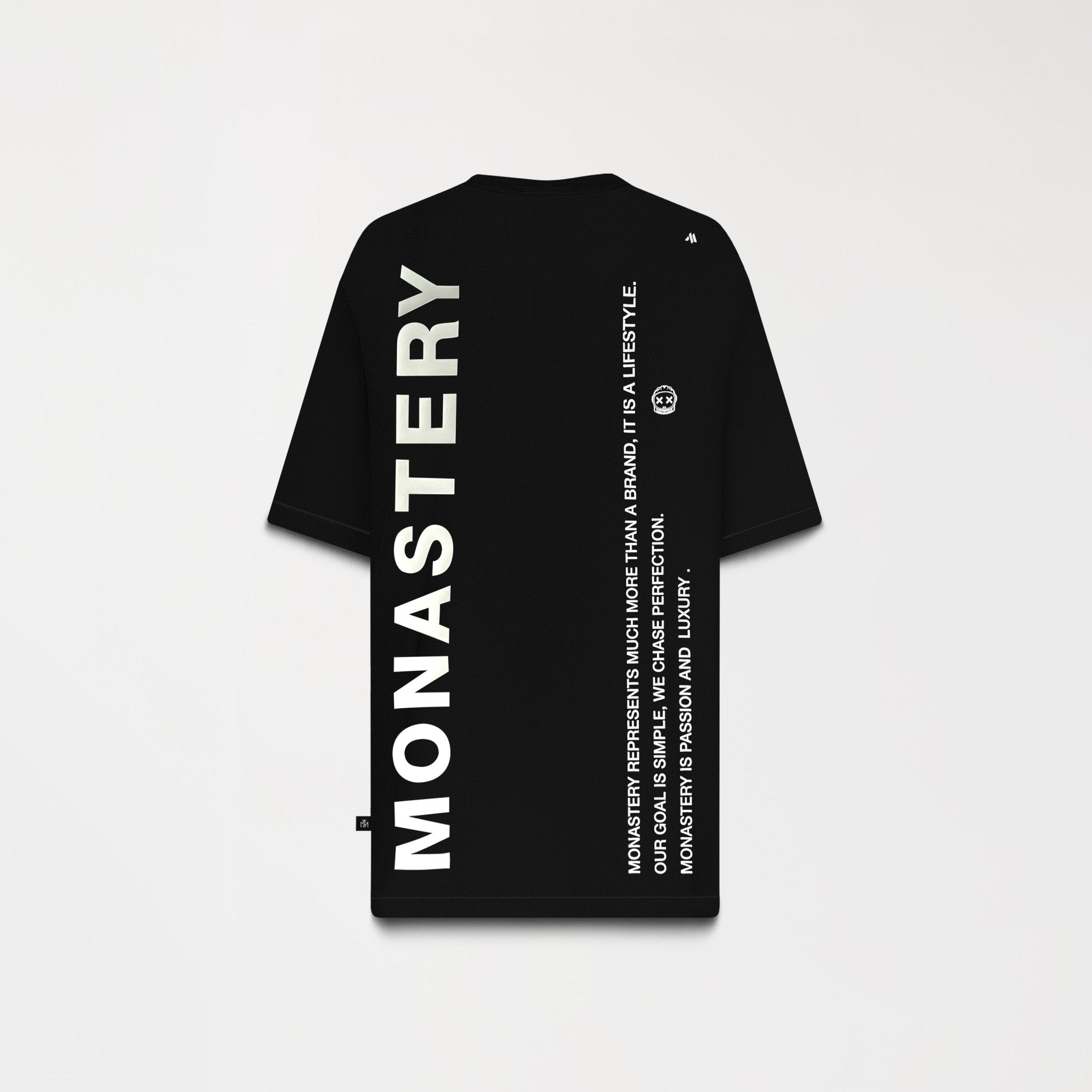 NAPBRAND T-SHIRT OVERSIZED MEN BLACK - Monastery | Tienda Oficial Colombia