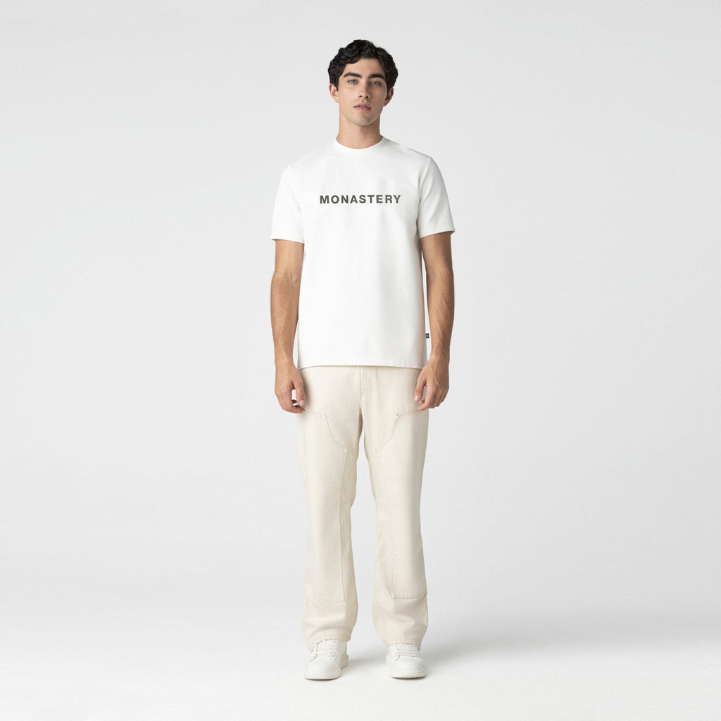 NAPEXTURE T-SHIRT MEN WHITE - Monastery | Tienda Oficial Colombia