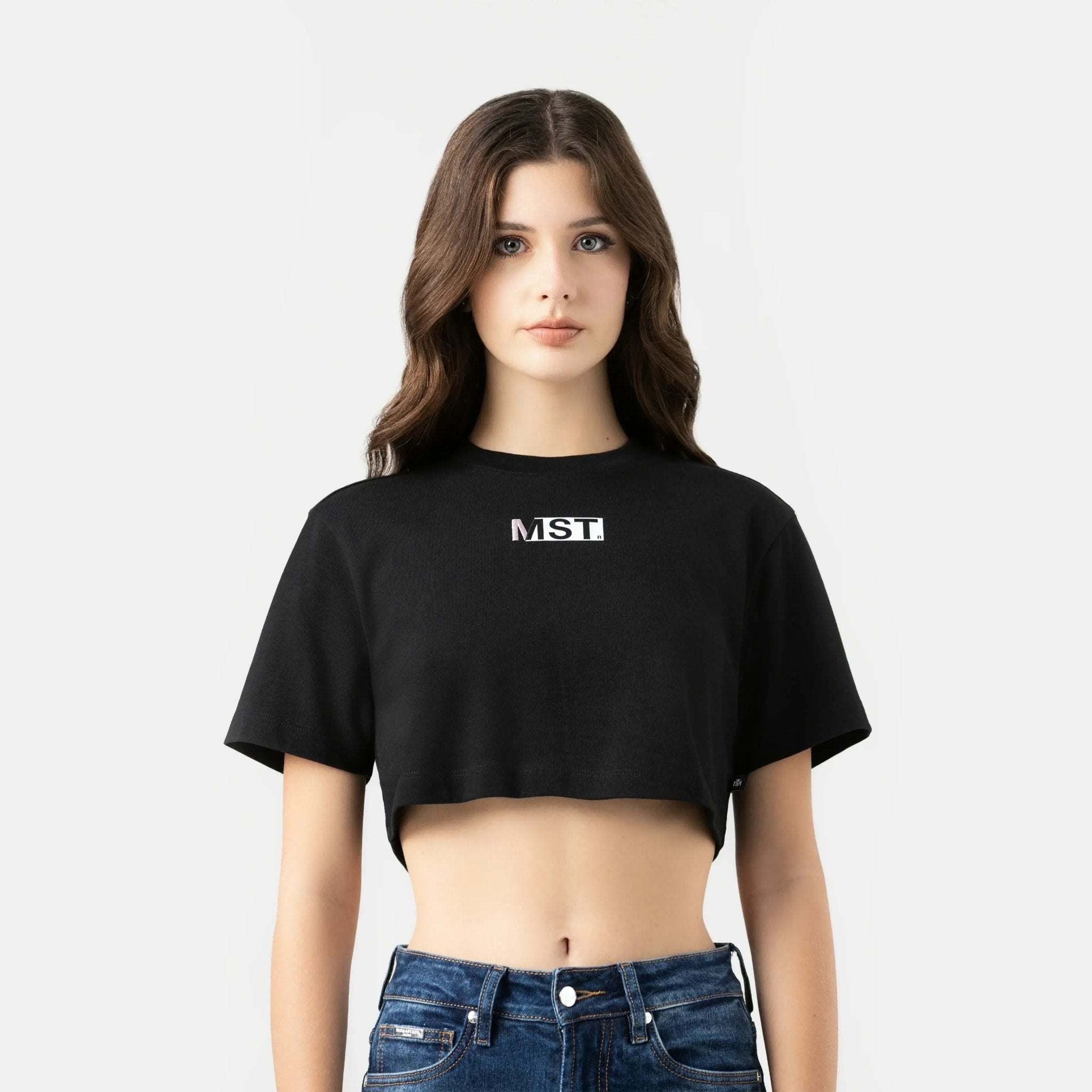 NASHI CROP TOP WOMEN BLACK - Monastery | Tienda Oficial Colombia
