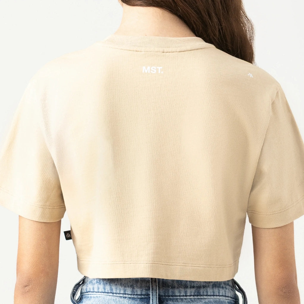 NASHI CROP TOP WOMEN IRISH CREAM - Monastery | Tienda Oficial Colombia
