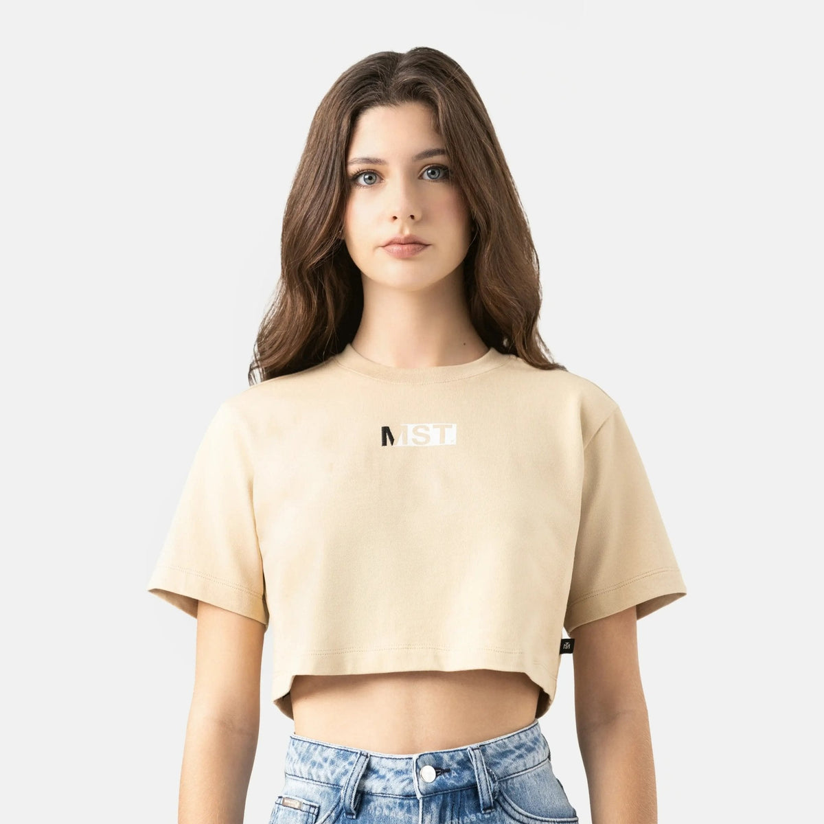 NASHI CROP TOP WOMEN IRISH CREAM - Monastery | Tienda Oficial Colombia