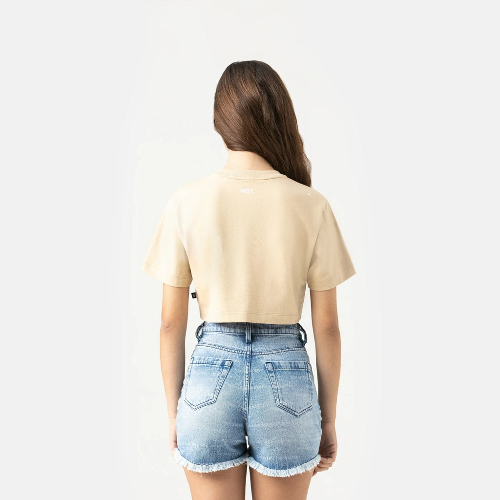 NASHI CROP TOP WOMEN IRISH CREAM - Monastery | Tienda Oficial Colombia