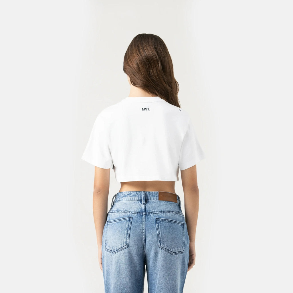 NASHI CROP TOP WOMEN WHITE - Monastery | Tienda Oficial Colombia