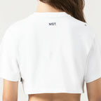 NASHI CROP TOP WOMEN WHITE - Monastery | Tienda Oficial Colombia