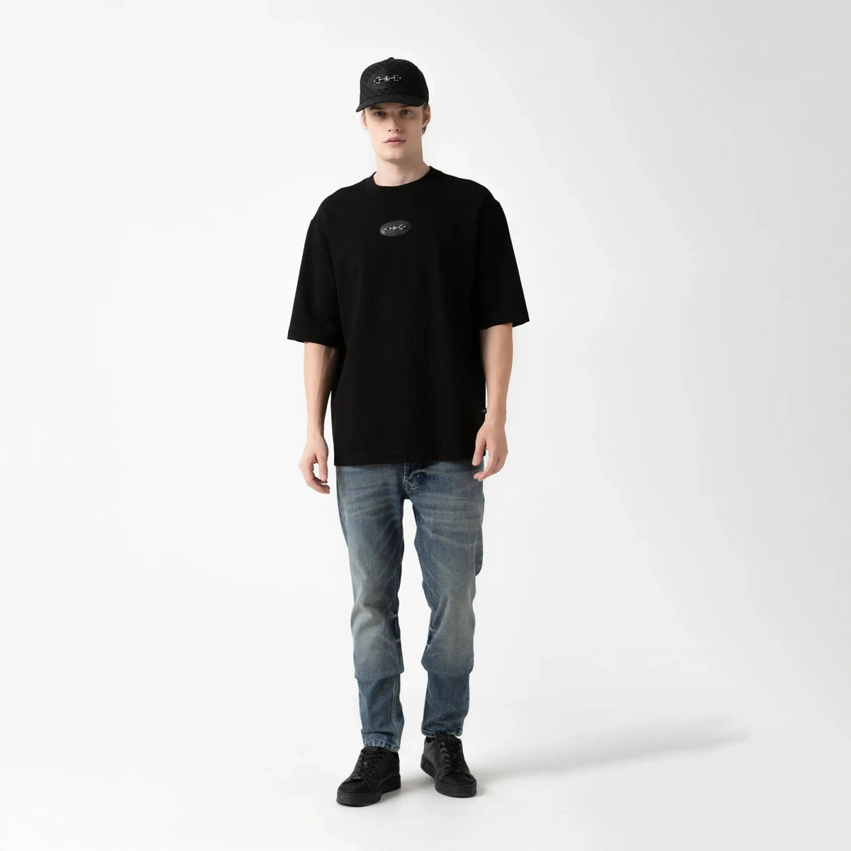 NASHVILLE T - SHIRT OVERSIZED MEN BLACK - Monastery | Tienda Oficial Colombia