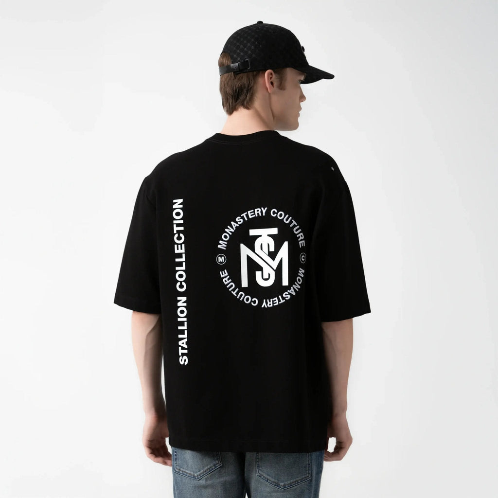 NASHVILLE T - SHIRT OVERSIZED MEN BLACK - Monastery | Tienda Oficial Colombia