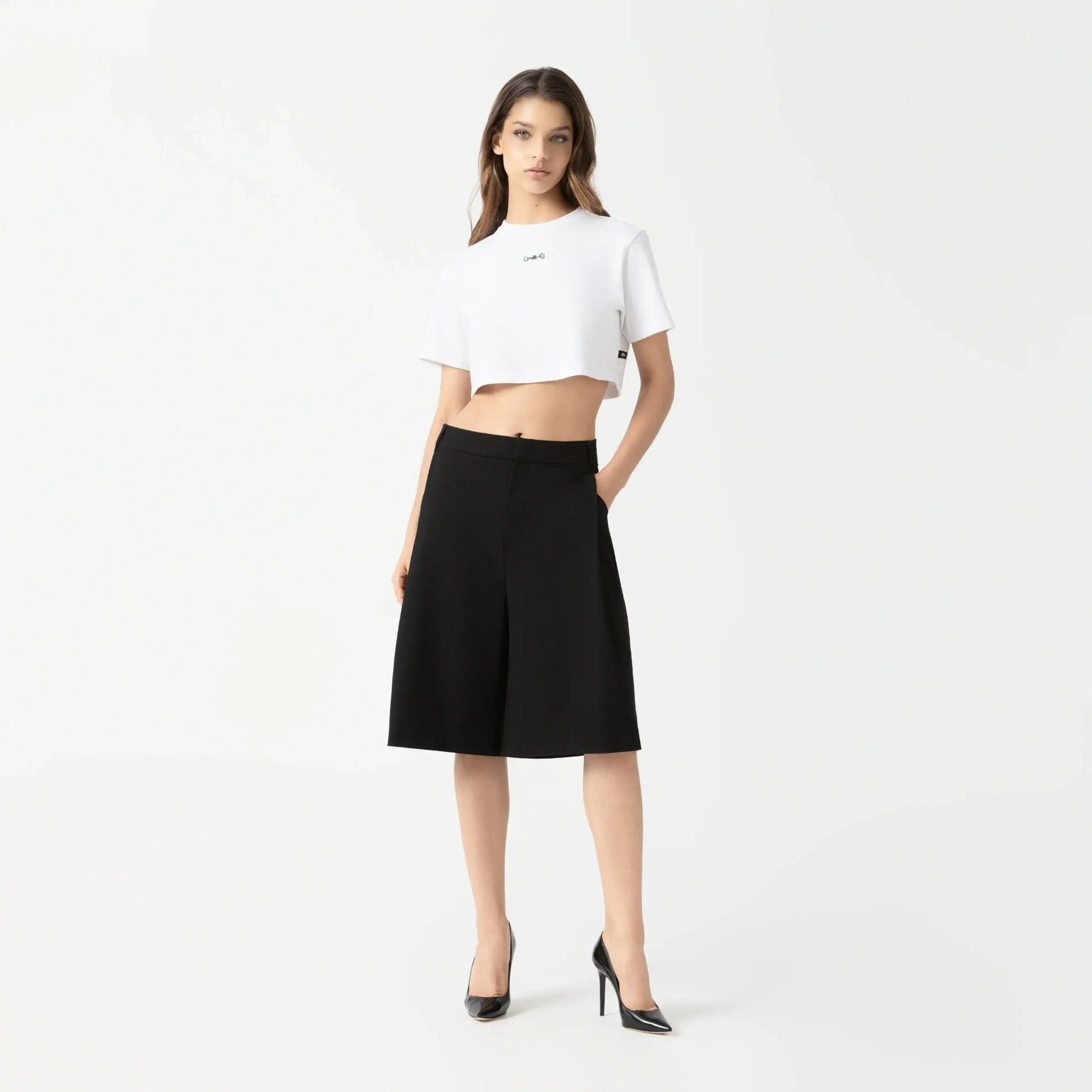 NATASHA CROP TOP WOMEN WHITE - Monastery | Tienda Oficial Colombia