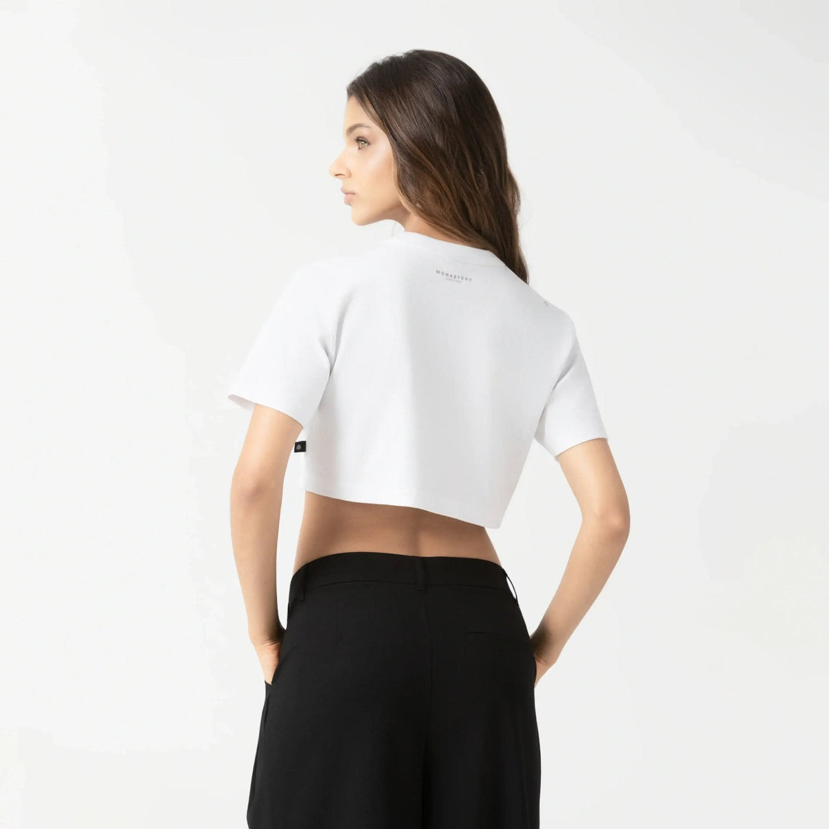 NATASHA CROP TOP WOMEN WHITE - Monastery | Tienda Oficial Colombia
