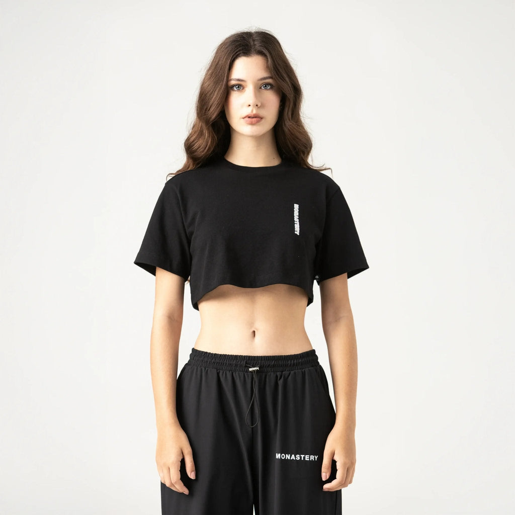 NEKANE CROP TOP WOMEN BLACK - Monastery | Tienda Oficial Colombia