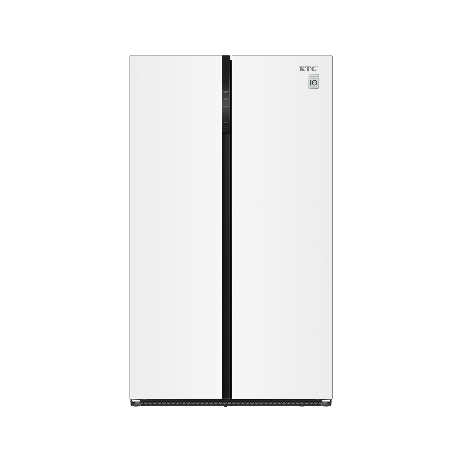 NEVERA KTC ESSENZA  BCD535W SIDE BY SIDE 63FT STEEL GLASS DOOR WHITE INVERTER