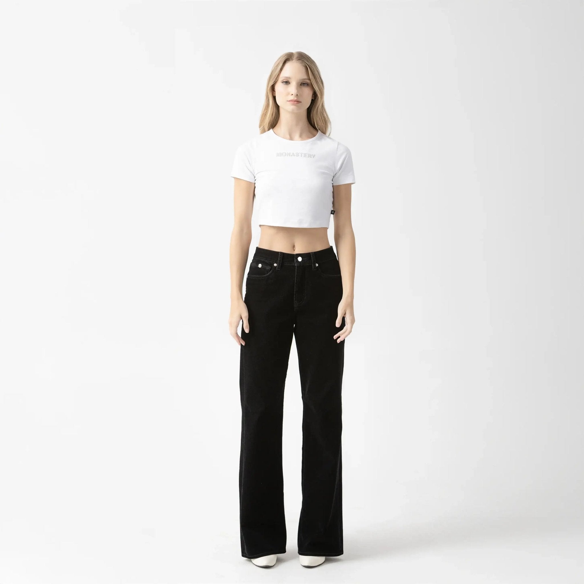 NICOLLE CROP TOP WOMEN WHITE - Monastery | Tienda Oficial Colombia
