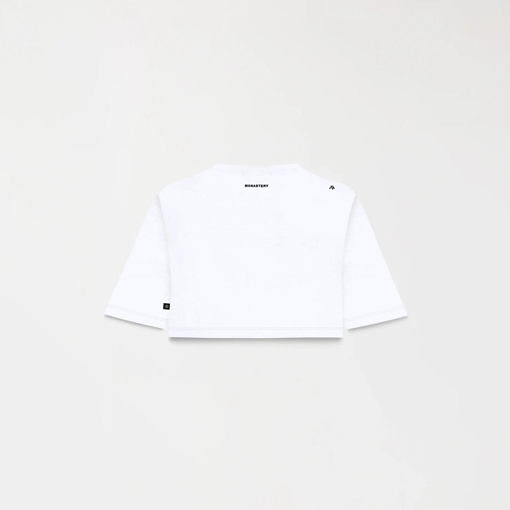 NICOLLE CROP TOP WOMEN WHITE - Monastery | Tienda Oficial Colombia