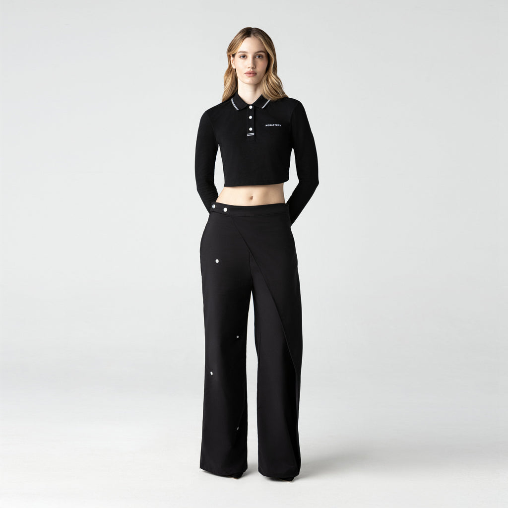NINKIA CROP TOP WOMEN BLACK - Monastery | Tienda Oficial Colombia