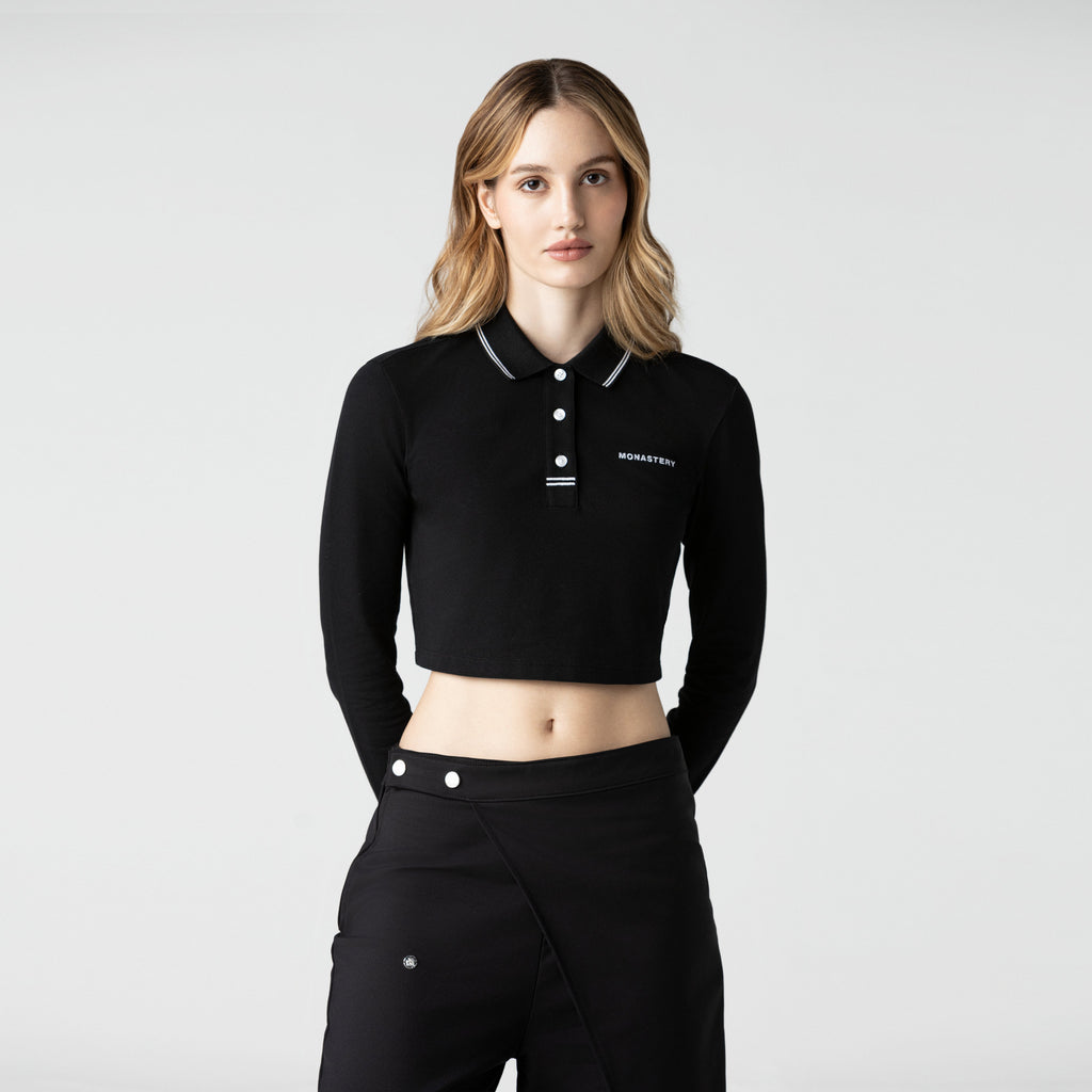 NINKIA CROP TOP WOMEN BLACK - Monastery | Tienda Oficial Colombia