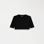 NOORA CROP TOP WOMEN BLACK - Monastery | Tienda Oficial Colombia