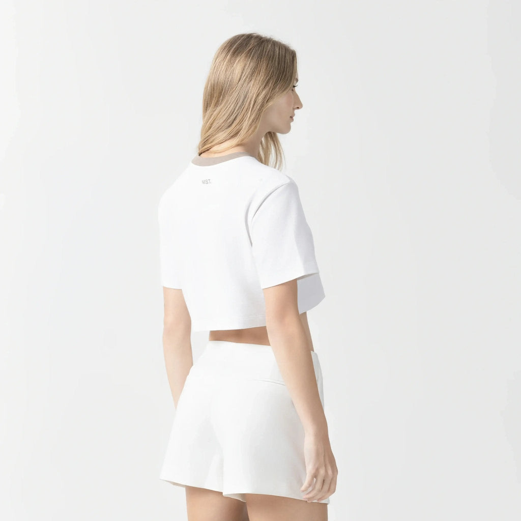 NOORA CROP TOP WOMEN WHITE - Monastery | Tienda Oficial Colombia