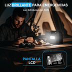 Estación De Carga Portátil 122.8Wh 150W Con Salida AC Y Batería LiFePO4 42000 mAh